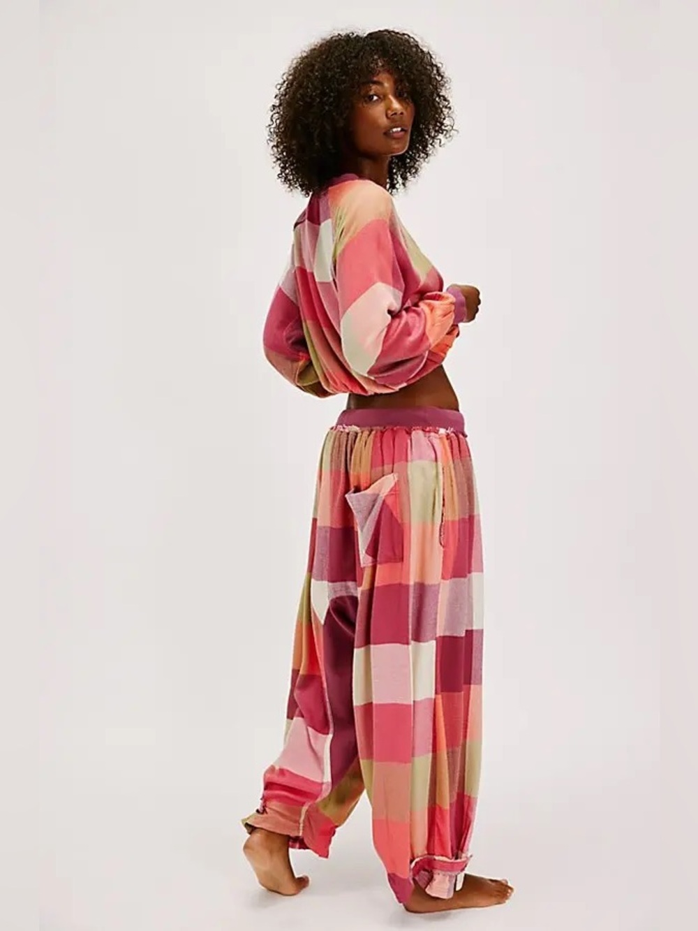 Free People Intimately Sugar Cookie Flannel Set